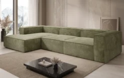 Designer Ecksofa Lesley in Cord