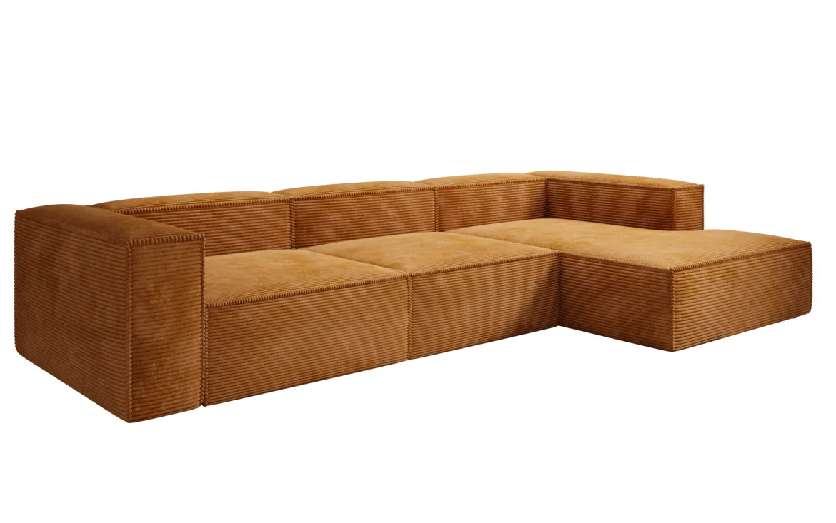 Designer Ecksofa Lesley in Cord