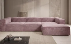 Designer Ecksofa Lesley in Cord