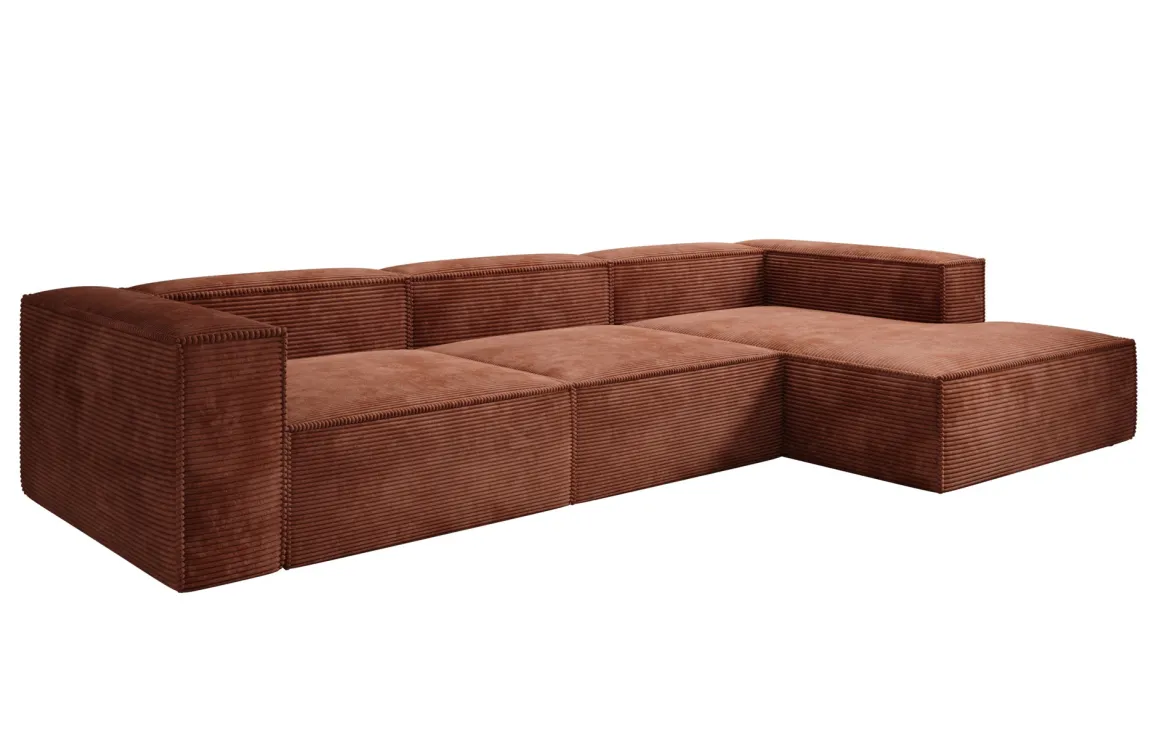 Designer Ecksofa Lesley in Cord