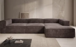 Designer Ecksofa Lesley in Cord