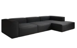 Designer Ecksofa Lesley in Echtleder