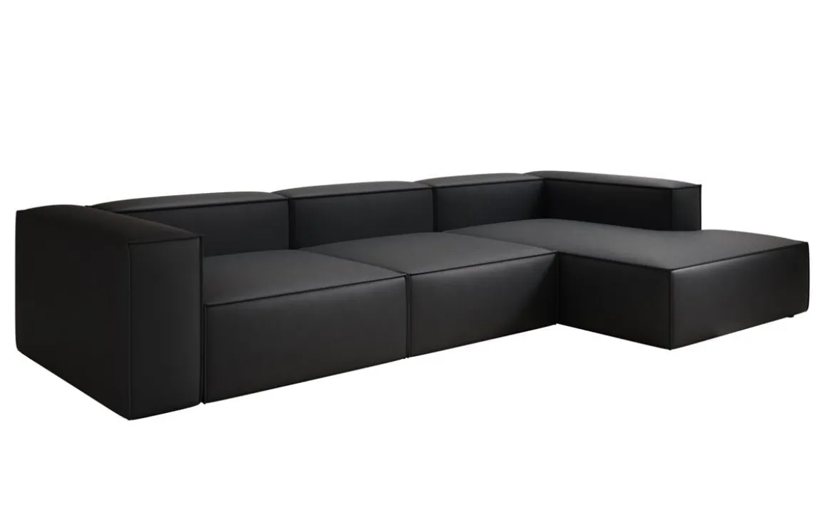 Designer Ecksofa Lesley in Echtleder