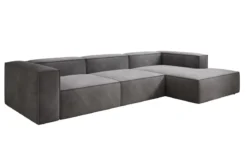 Designer Ecksofa Lesley in Samt