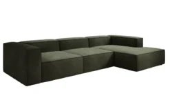 Designer Ecksofa Lesley in Samt