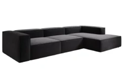 Designer Ecksofa Lesley in Strukturstoff