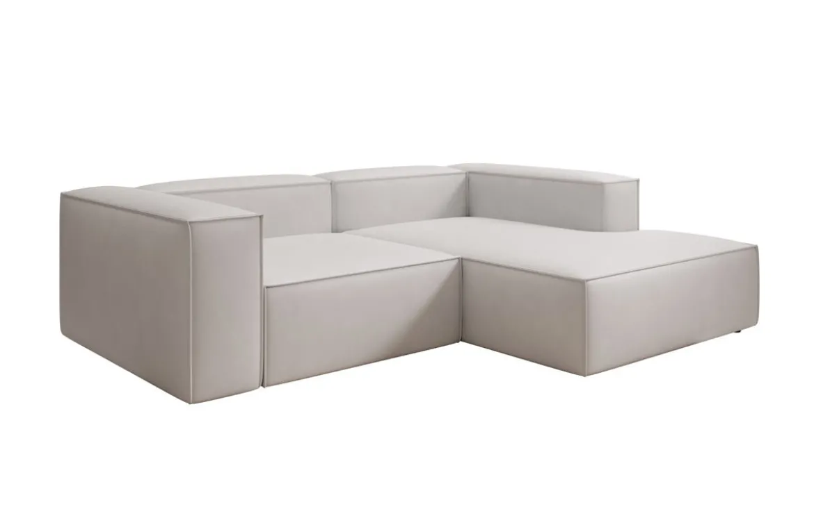 Designer Ecksofa Lesley Mini in Echtleder
