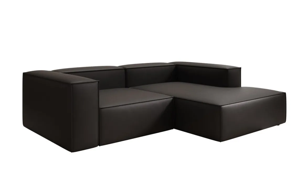 Designer Ecksofa Lesley Mini in Echtleder