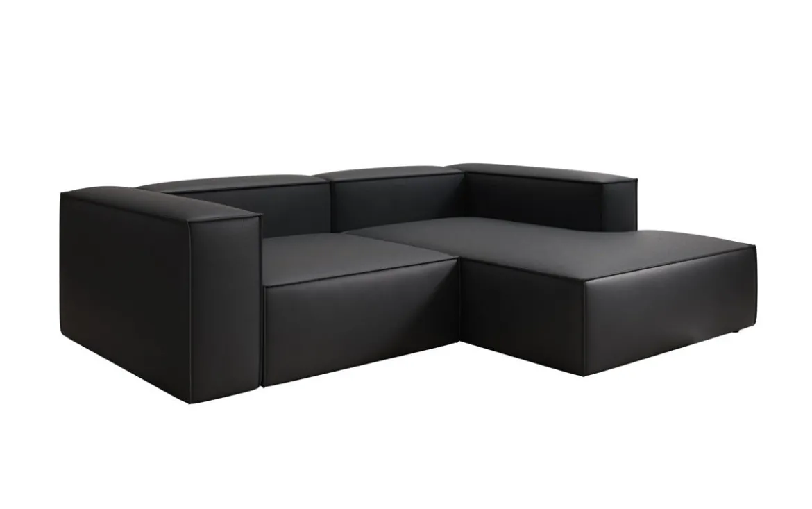 Designer Ecksofa Lesley Mini in Echtleder