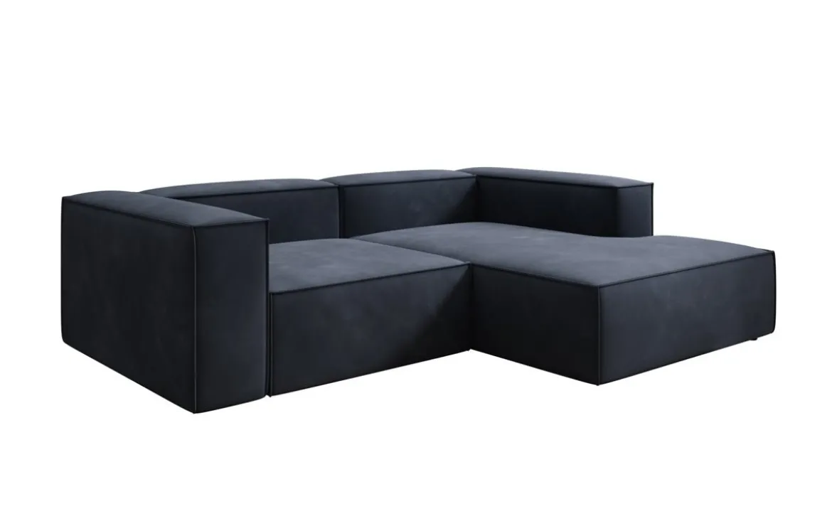 Designer Ecksofa Lesley Mini in Samt