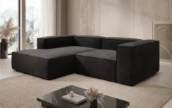 Designer Ecksofa Lesley Mini in Samt