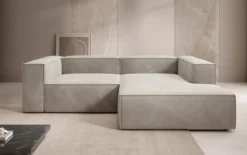 Designer Ecksofa Lesley Mini in Samt