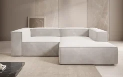 Designer Ecksofa Lesley Mini in Samt