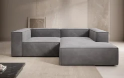 Designer Ecksofa Lesley Mini in Samt