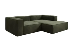 Designer Ecksofa Lesley Mini in Samt