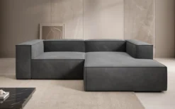 Designer Ecksofa Lesley Mini in Samt