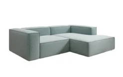 Designer Ecksofa Lesley Mini in Strukturstoff