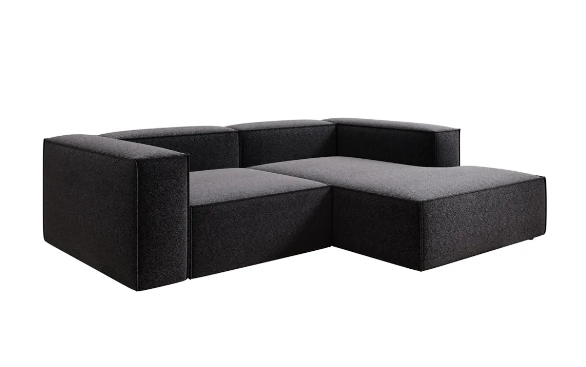 Designer Ecksofa Lesley Mini in Strukturstoff