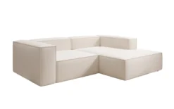 Designer Ecksofa Lesley Mini in Strukturstoff