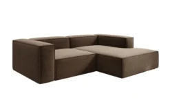 Designer Ecksofa Lesley Mini in Strukturstoff