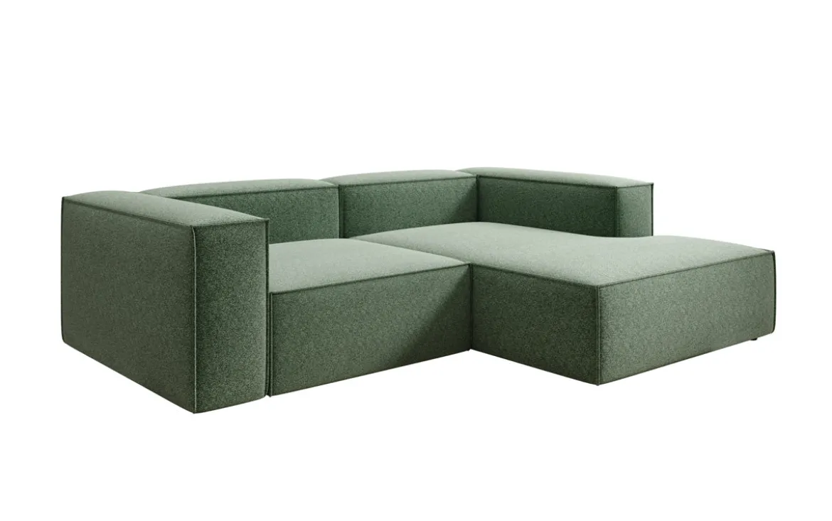 Designer Ecksofa Lesley Mini in Strukturstoff