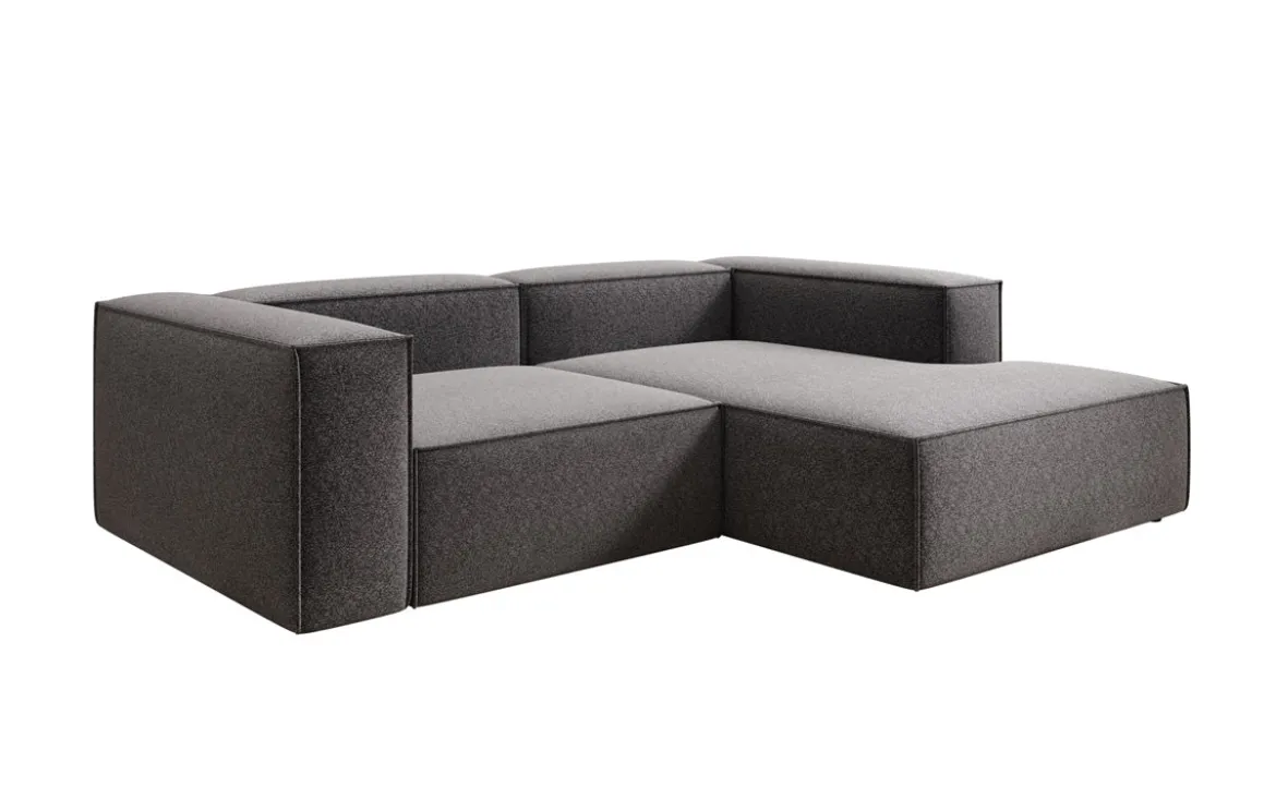 Designer Ecksofa Lesley Mini in Strukturstoff