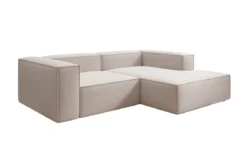 Designer Ecksofa Lesley Mini in Strukturstoff