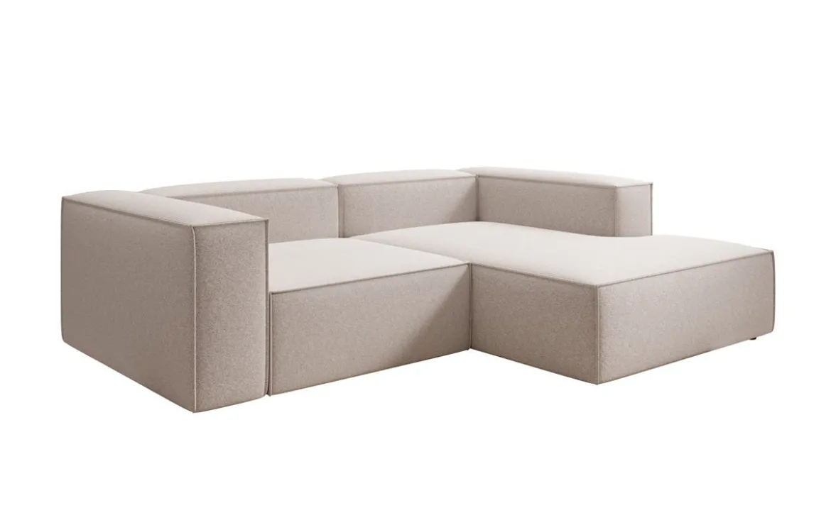 Designer Ecksofa Lesley Mini in Strukturstoff