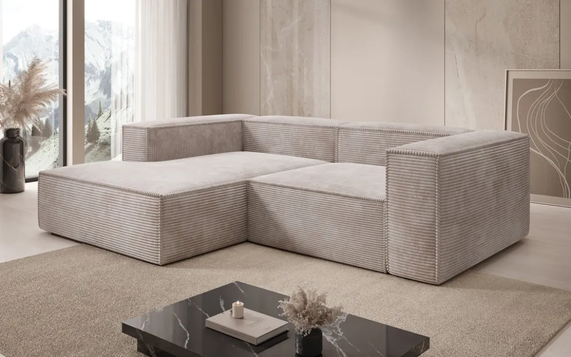 Designer Ecksofa Lesley Mini in Cord
