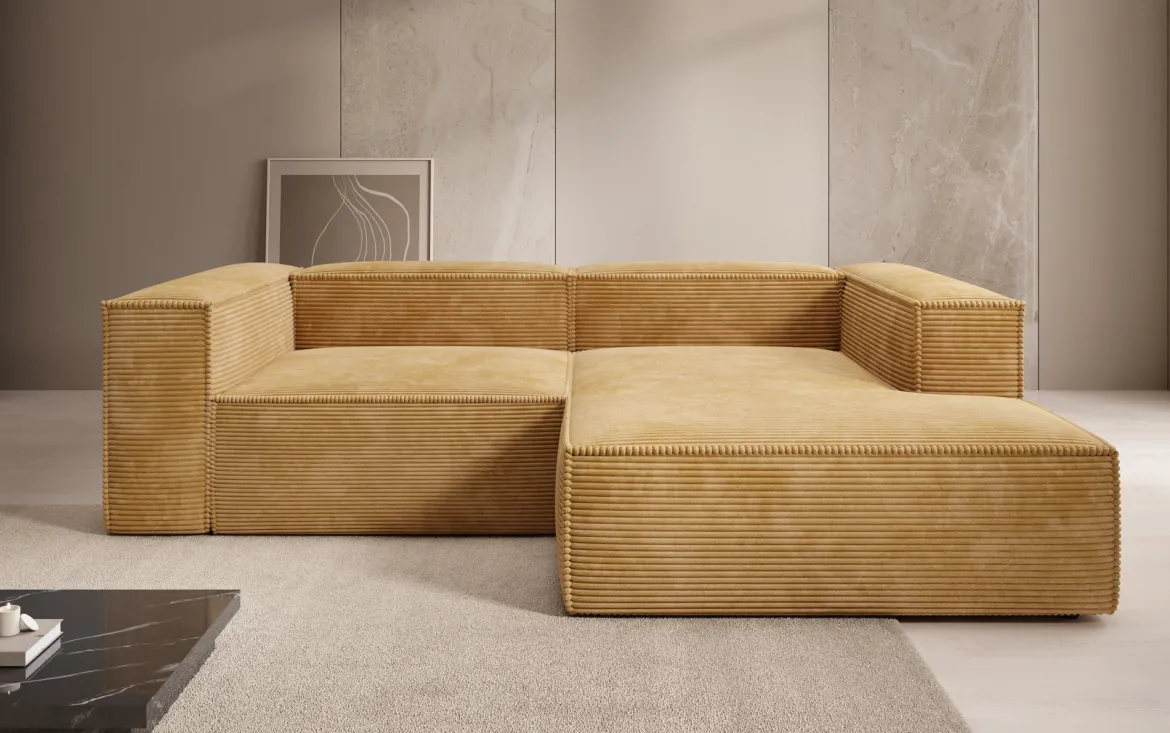 Designer Ecksofa Lesley Mini in Cord