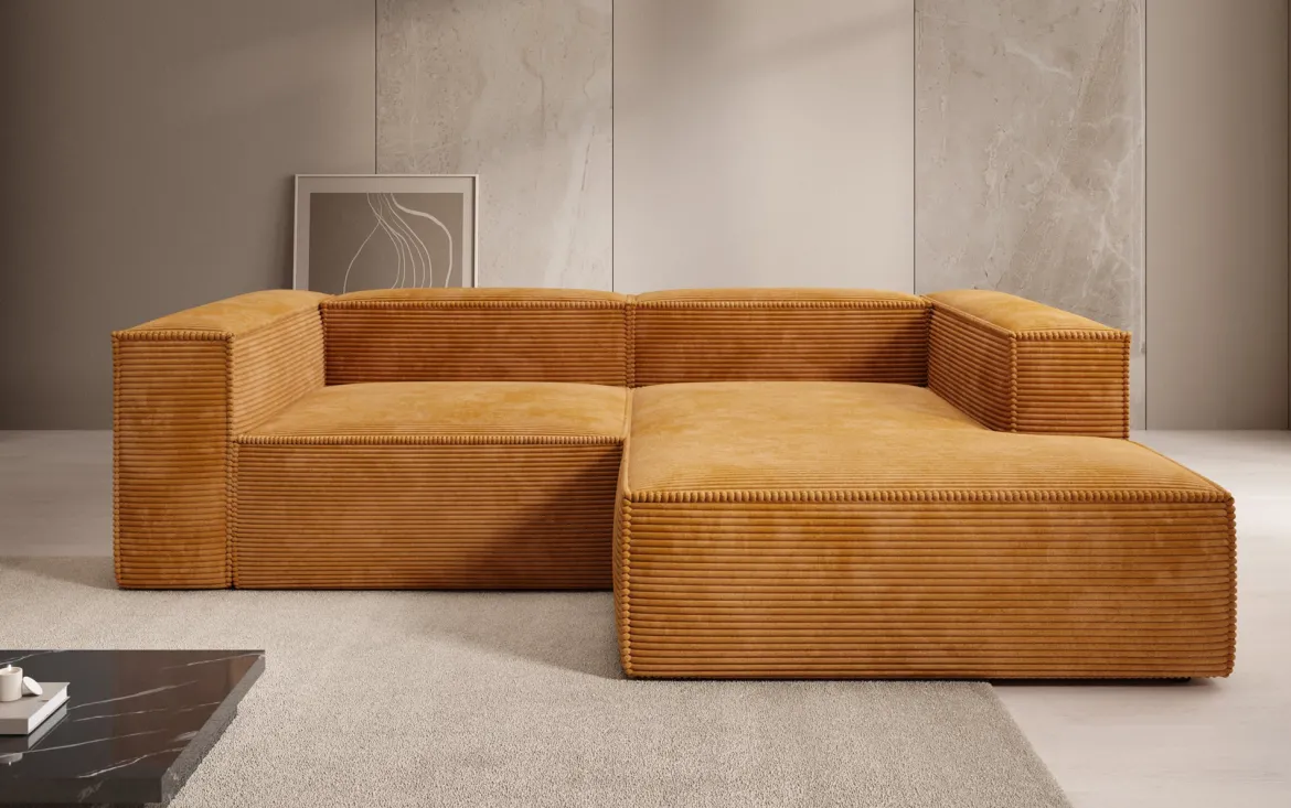 Designer Ecksofa Lesley Mini in Cord