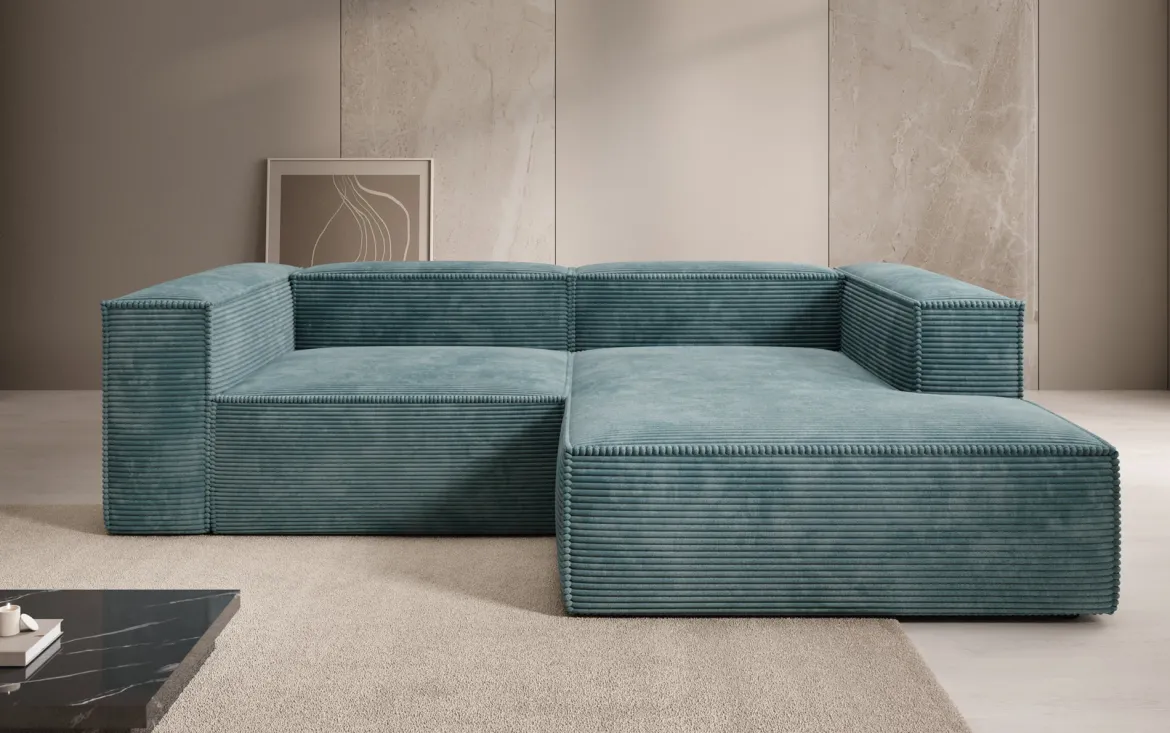 Designer Ecksofa Lesley Mini in Cord
