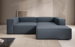 Designer Ecksofa Lesley Mini in Stoff