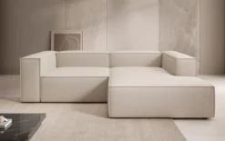 Designer Ecksofa Lesley Mini in Stoff