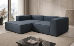 Designer Ecksofa Lesley Mini in Stoff