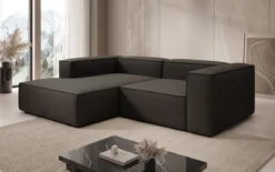Designer Ecksofa Lesley Mini in Stoff