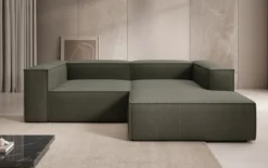 Designer Ecksofa Lesley Mini in Bouclé