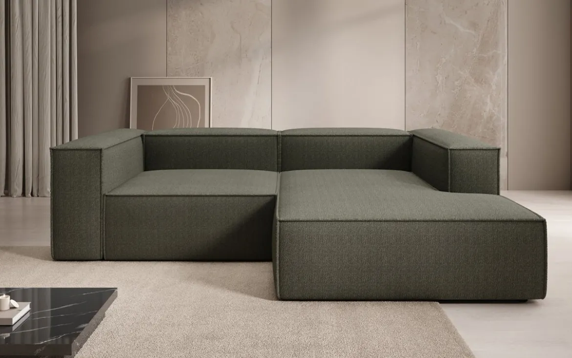 Designer Ecksofa Lesley Mini in Bouclé