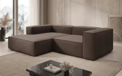 Designer Ecksofa Lesley Mini in Bouclé