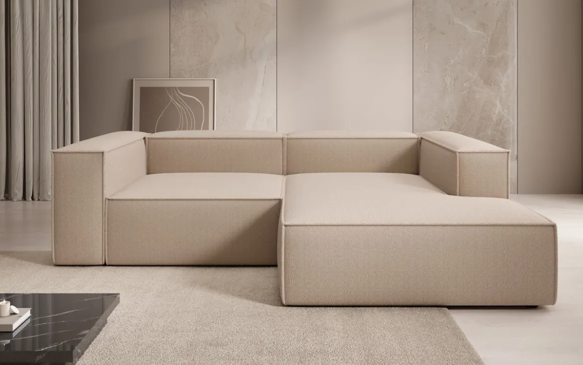 Designer Ecksofa Lesley Mini in Bouclé