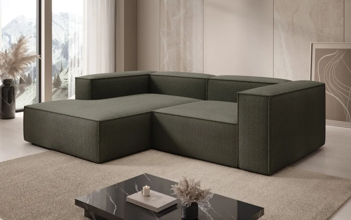 Designer Ecksofa Lesley Mini in Bouclé