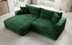Designer Ecksofa Lima in Cord