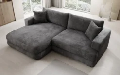 Designer Ecksofa Lima in Cord