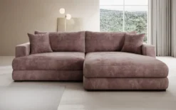 Designer Ecksofa Lima in Cord
