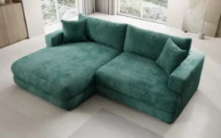 Designer Ecksofa Lima in Cord