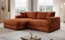 Designer Ecksofa Lima in Cord