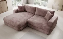 Designer Ecksofa Lima in Cord