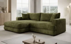 Designer Ecksofa Lima in Cord