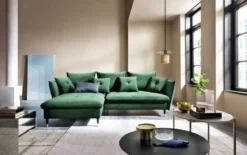Designer Ecksofa Louise mit Schlaf- und Klappfunktion