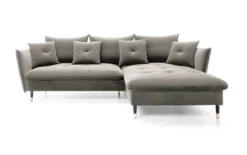 Designer Ecksofa Louise mit Schlaf- und Klappfunktion